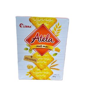 Savoureux craquelins au fromage croustillant Atela 204G Saveur de fromage riche Snack irrésistible OEM Vietnam Fabricant - Product Image 1