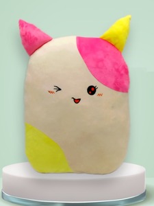 Coussin en peluche licorne de haute qualité, rembourrage en polyester, cadeau pour enfants, qualité export - Product Image 4