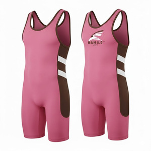 ชุดซิงเกิลเล็ตสำหรับกีฬามวยปล้ำยอดนิยม ดีไซน์เองได้ ยูนิเซ็กซ์ ผลิตจากวัสดุที่ยั่งยืน ราคาโรงงานถูก คุณภาพสูงจาก Hamilo Sports - Product Image 5