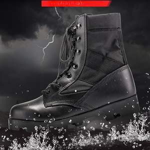 Botas de trabajo con cordones y suela de goma antideslizante, resistentes al desgaste, ligeras, perfectas para senderismo, trekking y excursionismo. - Product Image 4