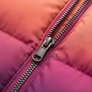 Men's Gradient Color Puffer Jacket Winter <b>Coat</b> <b>Stand</b> Collar Zip Up Outdoor Streetwear Custom Private Label OEM ODM - Product Image 6