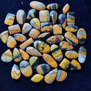 Natural Bumblebee Jasper Stone Cabochon Mixed Wholesale Loose Gemstone for DIY Jewelry Making & Wire Wrapping Crafts - Product Image 2