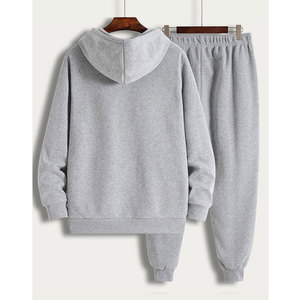 Chándal de Alta Calidad para Hombre, Talla Grande, Estampado, Lavado Ácido, 100% Algodón, Transpirable, Secado Rápido, Diseño 2 en 1, Cálido para Invierno - Product Image 2