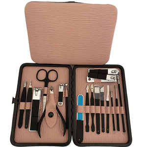 Ensemble professionnel de manucure et pédicure en acier inoxydable de qualité supérieure, ciseaux à ongles compacts, pinces, coupe-ongles et kits de coupe-ongles - Product Image 5