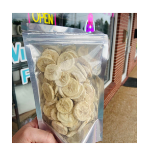 Bâtonnets de banane lyophilisés croustillants, chips de fruits tropicaux, goût sucré, prêts à consommer, origine Vietnam, emballage en vrac, dessert 99 GD - Product Image 1