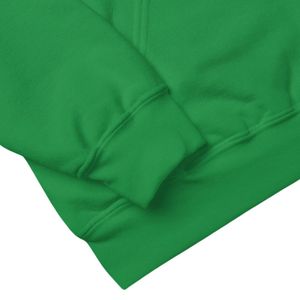 Sweat à capuche vert en polaire premium à manches longues, vêtement décontracté avec poignets et ourlet côtelés, confortable pour le quotidien - Product Image 5