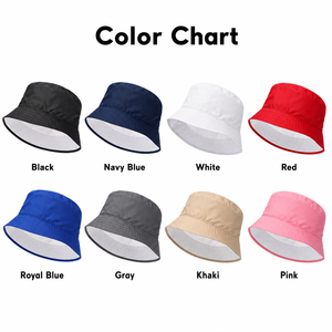 Chapeau Bob Sportif Uni d'Été Protection Solaire Extérieure 100% Polyester Velours & Maille Unisexe - Product Image 4