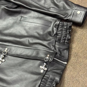 Comfortex International Customizable Street Wear <b>Men</b> <b>Leather</b> <b>Jacket</b> Streetwear New Fashion Comfortable Genuine <b>Leather</b> <b>Jacket</b> - Product Image 5
