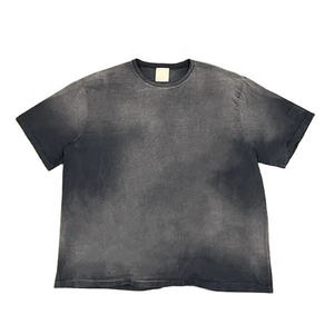 T-shirt décontracté personnalisé à manches tombantes de qualité supérieure, col rond uni, effet tie-dye délavé à l'acide pour homme AI-TS-24 - Product Image 3