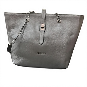 Bolso de Mano para Dama de Cuero Genuino Marrón Pulido, Ecológico, Impermeable, de Gran Capacidad, con Correa Cruzada y Cierre de Cremallera - Product Image 3