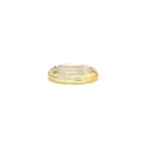 Yellow Sapphire Loose Gemstone 6.07 Carat Oval Cut for Fine Jewelry - Product Image 3