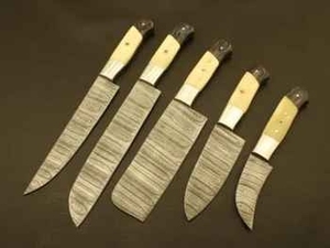 Stainless Steel Chef Kitchen <b>Knives</b> Ambidextrous <b>Bone</b> <b>Handles</b> Matte Finish 6-7.9in Blade Length Eco-Friendly Custom Logo - Product Image 2