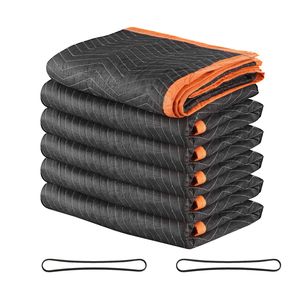 6 Grandi Coperte per Trasloco 72 X 40 Pollici, 32 Libbre/Dozzina, Imbottitura in Cotone, Tessuto Non Tessuto Resistente, Confezione da 6 - Product Image 1