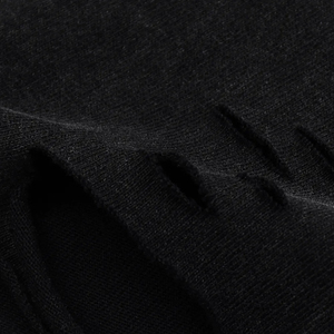 Men's <b>Distressed</b> Sleeveless Tank <b>Top</b> - Ripped Hem & Adjustable Drawstring Detail - Casual Streetwear Oversized Vest - Product Image 5