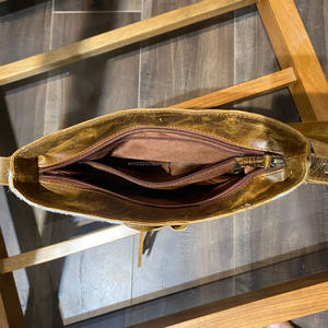 Nuevo diseñador de pelo en cuero de vaca bolso de cubo al por mayor de cuero genuino Boho bolso occidental bolso con cordón para mujer - Product Image 5