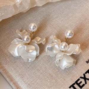 Pendientes de Borla de Dos Piezas Estilo Francés con Diseño Único, Joyería de Perlas de Alta Gama para Mujer, Nuevo Estilo Popular - Product Image 2