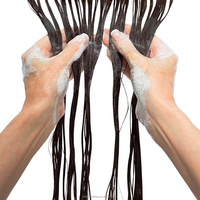 Support de perruque en acrylique noir durable avec logo personnalisé, support pour extensions de cheveux, modèle HE1025/BK N/A Marque
