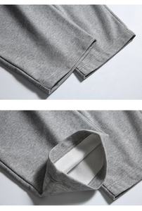 Pantalon de survêtement gris foncé pour homme, taille élastique, décontracté, plissé, avec cordon de serrage, poches latérales, respirant, en maille, pour l'automne - Product Image 4