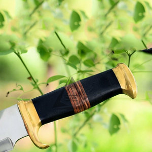 Couteaux Bowie DIY OEM durables en acier inoxydable et manche en bois, les plus vendus, prix abordable - Product Image 6