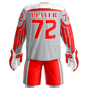 Uniforme de Hockey sobre Hielo de Primera Calidad, Transpirable y Ligero, 100% Poliéster, Fabricante Pakistaní, Talla Grande - Product Image 6
