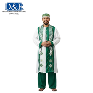 Chemise Kurta pour homme de qualité supérieure, fabrication malaisienne, manches longues, best-seller, vêtements islamiques, tenue traditionnelle musulmane, Moyen-Orient - Product Image 2