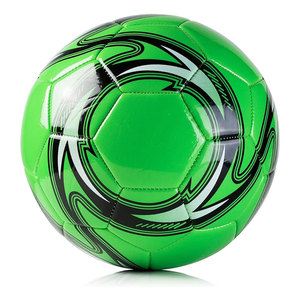 Ballon de football d'entraînement en cuir PU de qualité supérieure, logo personnalisé, fabriqué en usine, cousu à la machine - Product Image 1