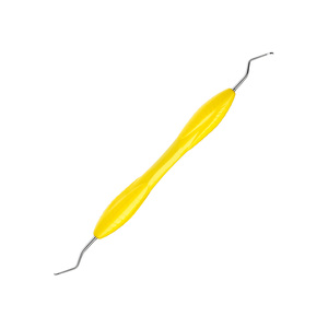 Curetas Dentales Periodontales Mini McCall 13S-14S de Acero Inoxidable con Mango de Silicona, Calidad Premium, AS-1321SCF CE, Blancas, Clase A - Product Image 5