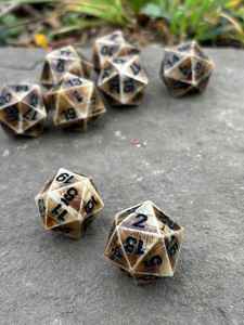 100% High Quality Buffalo bone Eco-Friendly Bone DND <b>Dice</b> <b>Set</b> Polished Tabletop Gaming Fantasy Adventures Gift - Product Image 4