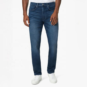 Jeans slim sur mesure en gros pour homme, denim bleu de haute qualité, jeans pour homme populaires - Product Image 4
