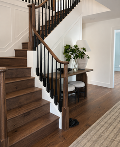 Best-seller EFS : Pièces de fixation pour main courante d'escalier en bois de caoutchouc 7009, résistantes à l'eau, garantie 1 an, pour escaliers d'hôtels modernes - Product Image 3