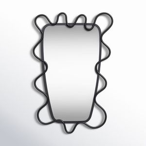 Modern <b>Black</b> <b>Metal</b> Rectangular Wall <b>Mirror</b> Decorative Spring Frame Vintage Decorative Iron <b>Mirror</b> Frame - Product Image 3