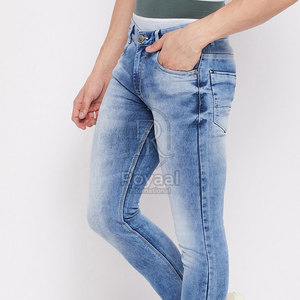 New Style Outdoor Use <b>Men</b> Breathable Jeans Pants Best Quality Solid Color Jeans <b>Men's</b> Pants For Sale - Product Image 3