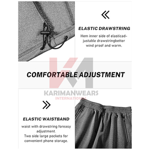 Chaqueta Deportiva de Moda Urbana para Hombre, Sudadera con Capucha Extra Grande y Pantalones Deportivos, Proveedor de Marca Privada OEM - Product Image 6