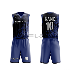 Maillots de basket-ball personnalisés sublimés avec logo, en mesh respirant, sans manches, uniformes de basket-ball, ensembles de basket-ball - Product Image 2