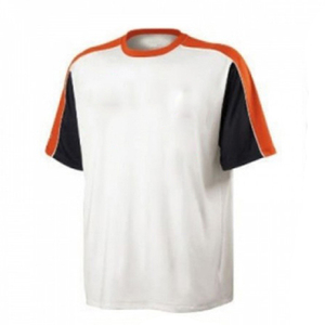 Ensemble d'uniformes de baseball personnalisés blanc, orange, bleu marine, manches courtes, col rond, polyester, pour hommes, toutes saisons - Product Image 3
