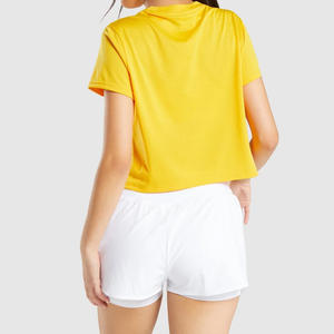 Camiseta de Manga Corta de Diseño Holgado para Mujer, Informal, Elegante, a la Moda, Económica, Servicio OEM, Diseño Casual - Product Image 2