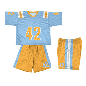 Ensemble complet de lacrosse pour hommes et femmes, uniforme complet, maillot en polyester, short et veste à fermeture éclair, vêtements de sport d'équipe - Product Image 3