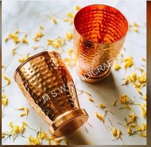 Premium Quality Copper Kashmere Double Wall <b>Straw</b> & Handle Large Capacity Eco-Friendly Drinkware - Product Image 6