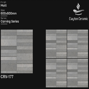 กระเบื้องเซรามิกเคลือบด้าน CLAYTON CERAMIC ขนาด 600x600 มม. ป้องกันการลื่น ทนทานต่อการสึกหรอ สำหรับปูพื้นและผนังภายใน - Product Image 2