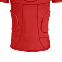 Maillot de football américain rembourré pour homme, couche de base protectrice, équipement anti-impact, haut d'entraînement à séchage rapide, maillots de compression