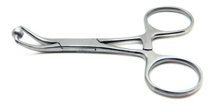 Surgical Steel <b>Micro</b> Towel Clamp Forceps Ophthalmic Dental <b>Cloth</b> Holding Instrument Precision Locking General Surgery Tool - Product Image 3