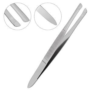 Pinces à cils en acier inoxydable de précision avec logo et emballage personnalisés, pointe lisse et pointue pour usage cosmétique - Product Image 5
