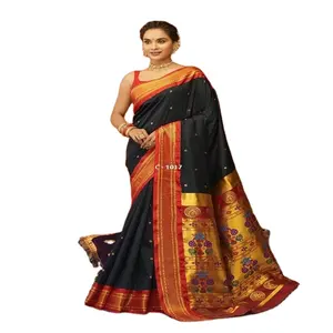 Best Quality Smart Cotton Printed Saree For Women Saree From Indian Supplier and Exporter