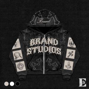 Sudadera con Capucha de Alta Calidad para Hombre, 100% Algodón, Diseño Personalizado Bordado, OEM, Corte Regular, Ecológica, Informal para Invierno - Product Image 4