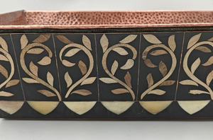 custom size copper sink hand hammered copper <b>basin</b> oxidized copper sink natural finish copper <b>basin</b> dark copper sink light - Product Image 3