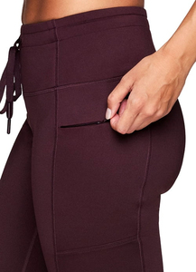 Women's High Waist Drawstring <b>Leggings</b> <b>with</b> <b>Pocket</b> Breathable Polyester Quick Dry Stretchy Yoga Workout Full Length Sport Pants - Product Image 2