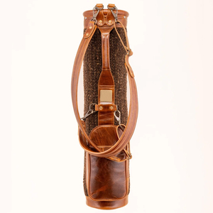 Premium Quality Custom Logo Leather <b>Golf</b> Bag With Large Capacity Professional Manufacture Genuine Leather <b>Golf</b> Bag For Unisex - Product Image 1