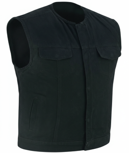 เสื้อกั๊กเดนิมสำหรับขี่มอเตอร์ไซค์ผู้ชาย Mad Max - Product Image 1