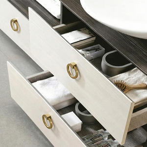 Poignée de tirage en alliage de zinc de luxe, contemporaine, pour meubles de chambre, armoire, tiroir, commode, cuisine, salle de bain, salle à manger - Product Image 5