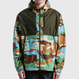 เสื้อแจ็คเก็ตวินด์เบรกเกอร์ลายพรางสำหรับผู้ชาย น้ำหนักเบา มีฮู้ด เหมาะสำหรับกิจกรรมกลางแจ้ง สไตล์ทหาร แนวสตรีทแวร์ กันน้ำ กันลม เสื้อคลุมกีฬา - Product Image 3